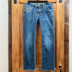 Men’s Rock & Roll dark western jeans. 32x32